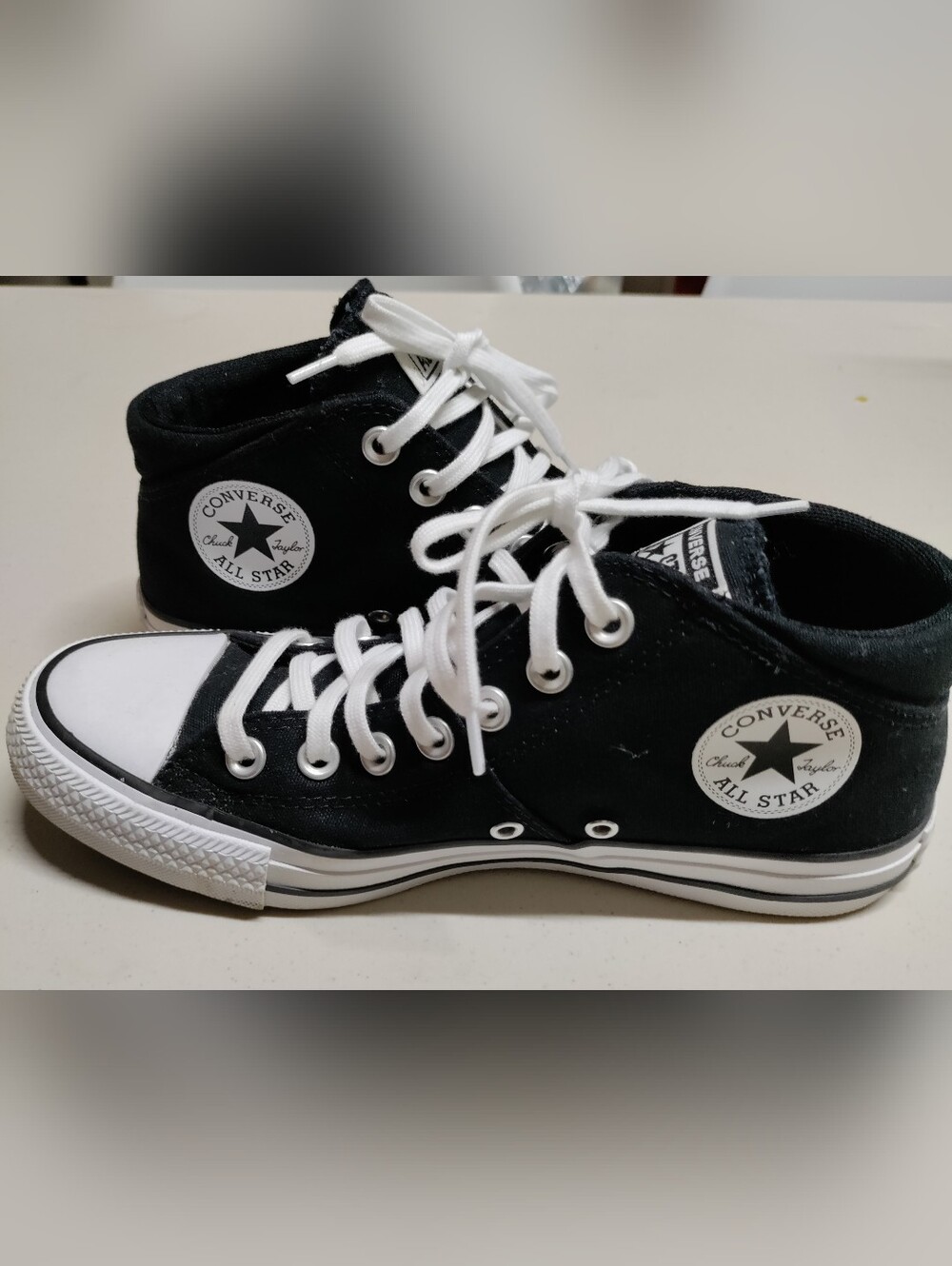 Converse Black & White Classic High-Top Sneakers